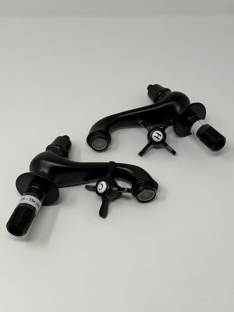 Kingston Brass Heritage Double Handle Basin Tap Faucet Oil Rubbed Bronze