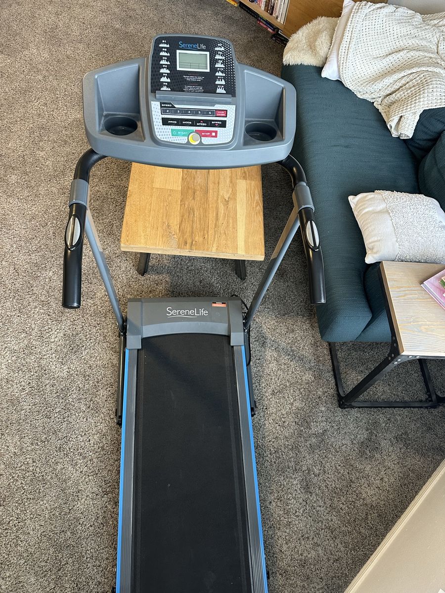 SereneLife Folding Treadmill Digital Display Fitness Machine