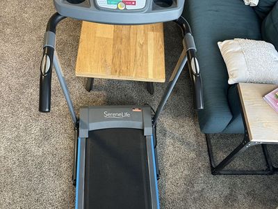 SereneLife Folding Treadmill Digital Display Fitness Machine