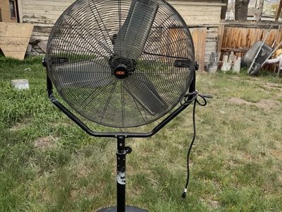 Heavy Duty HDX Shop Fan-Used 63 inches Tall