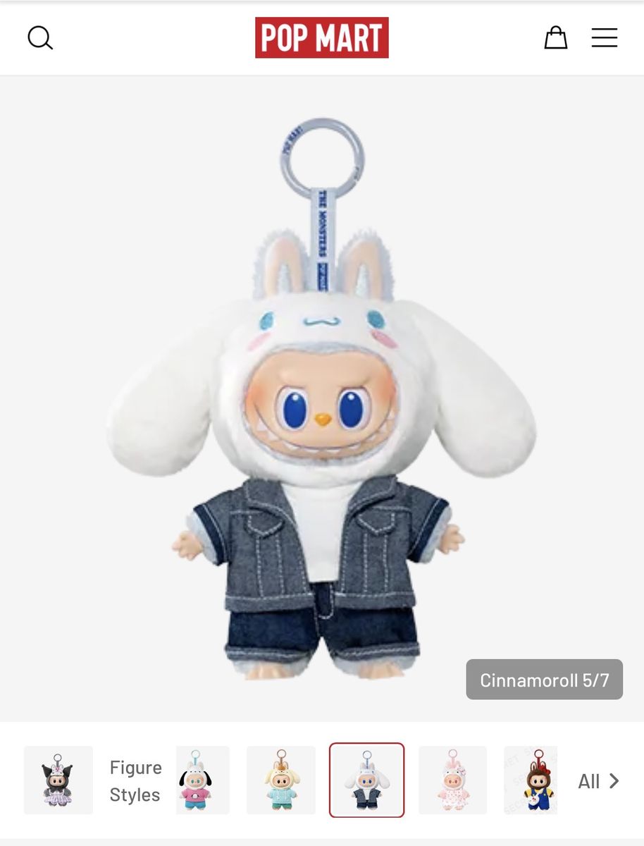 Cinnamoroll Hello Kitty Labubu