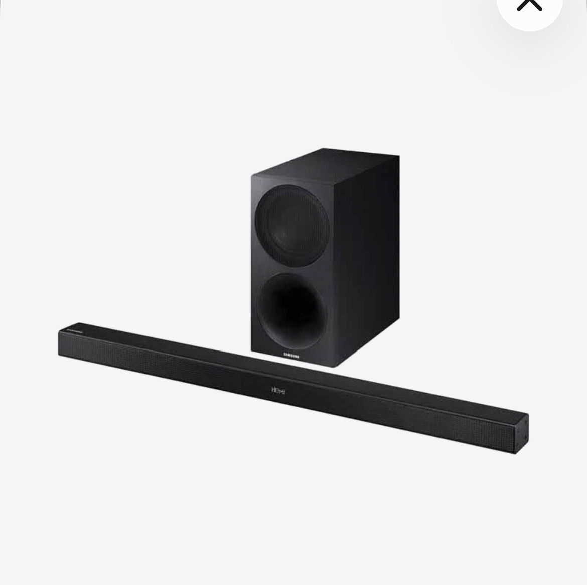Samsung HW-M450 Soundbar w/ Wireless Subwoofer + Remote.