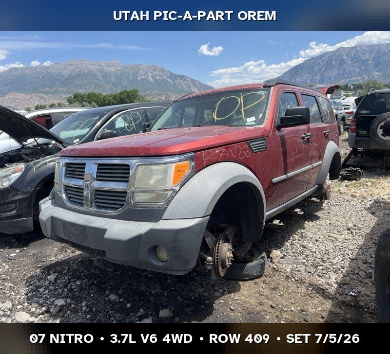 2007 Dodge Nitro Parts - UTPAP Orem