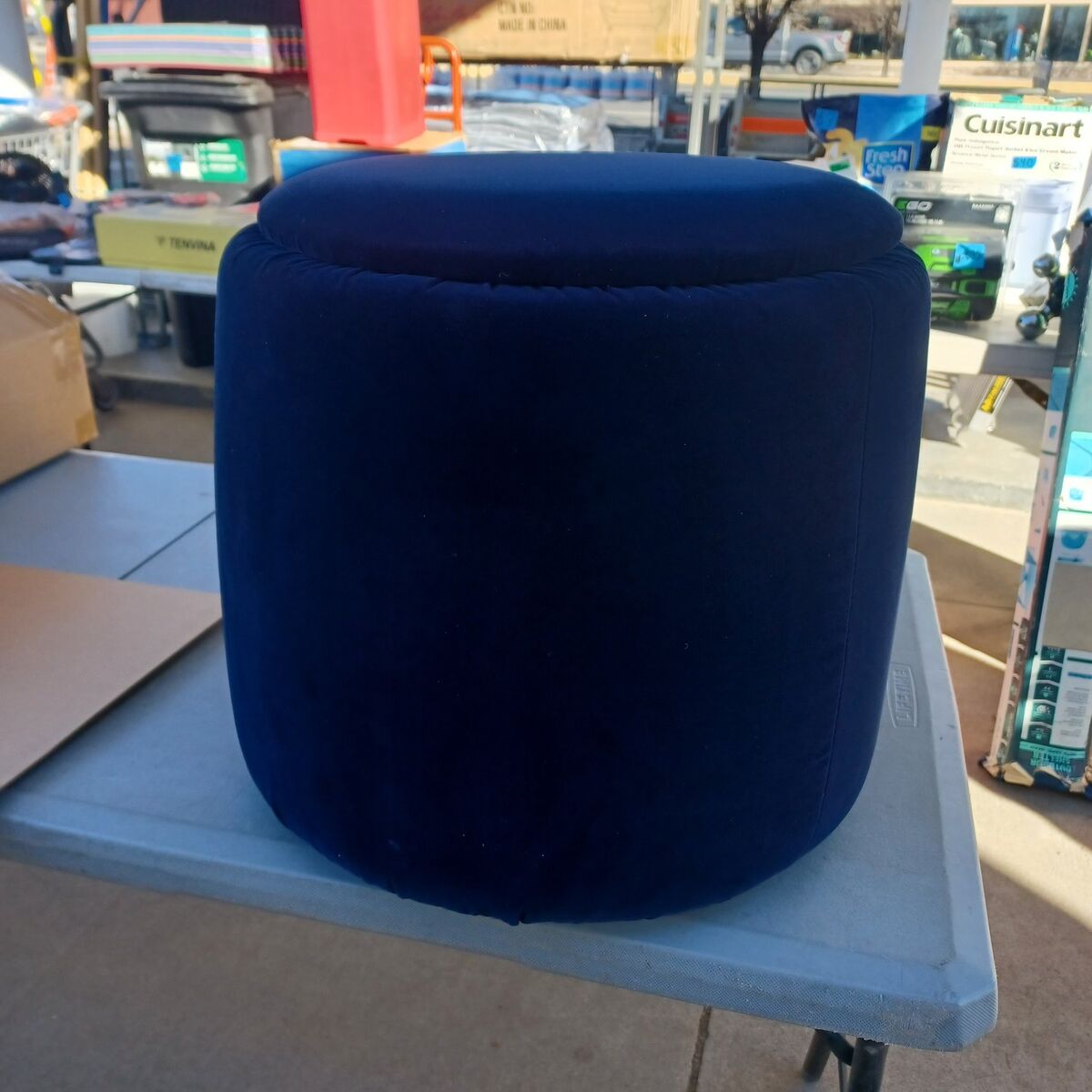 footstool with storage