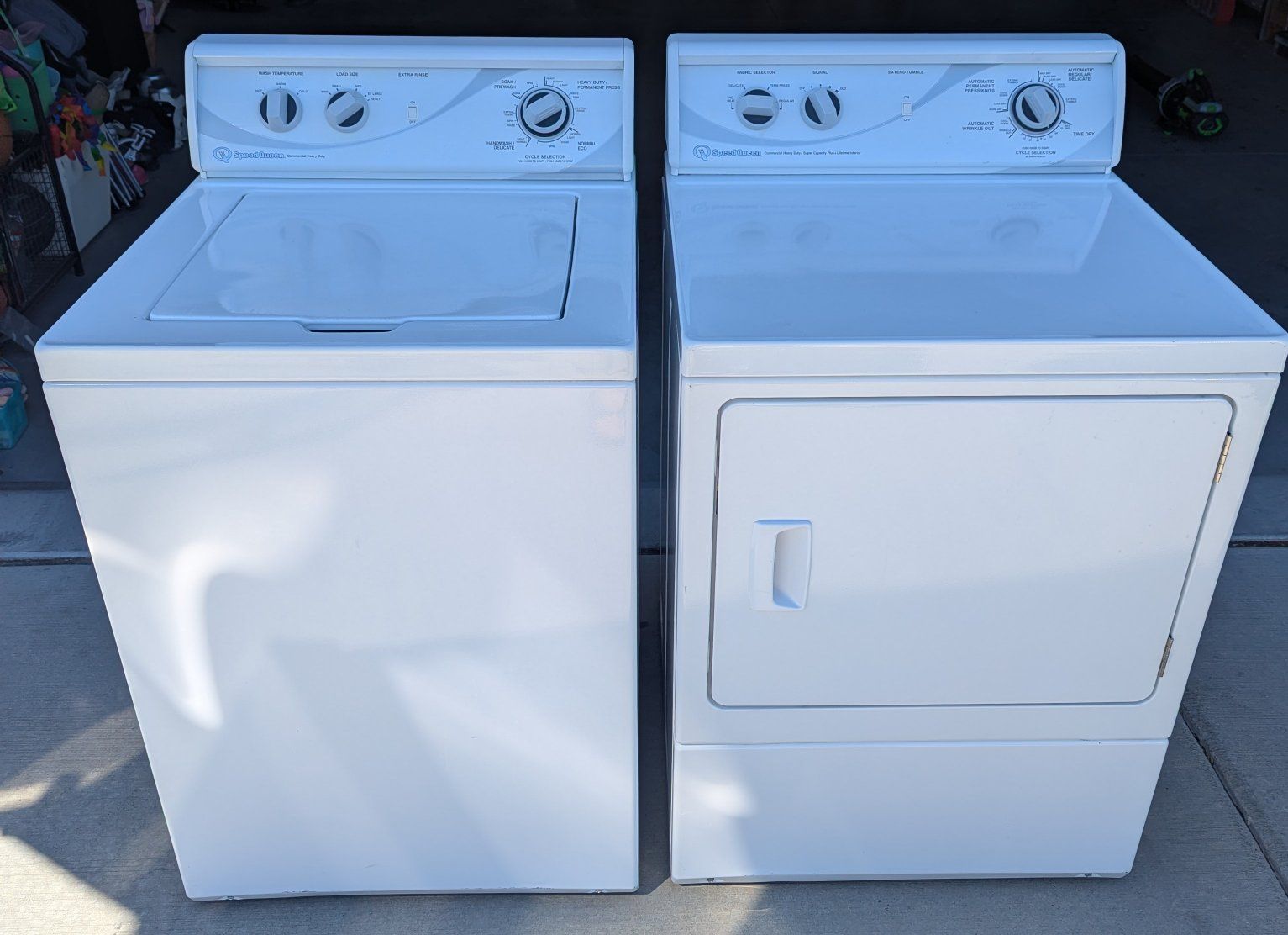 Speed Queen Washer & GAS Dryer