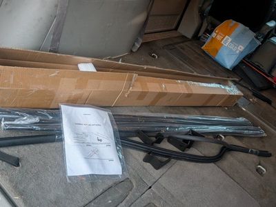 New Black Roof Rack Cross Bars for Car Top Carrier - Unused, Still in Box