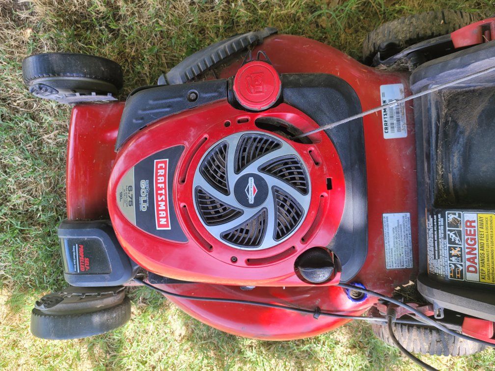 Craftsman Gold 6.75 Self-Propelled Gas Lawn Mower with Bagger