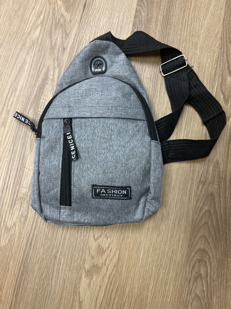 Cenice Gray Nylon Mini Backpack