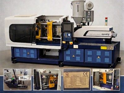 Injection Molding Machine with Hopper Dryer & Crane