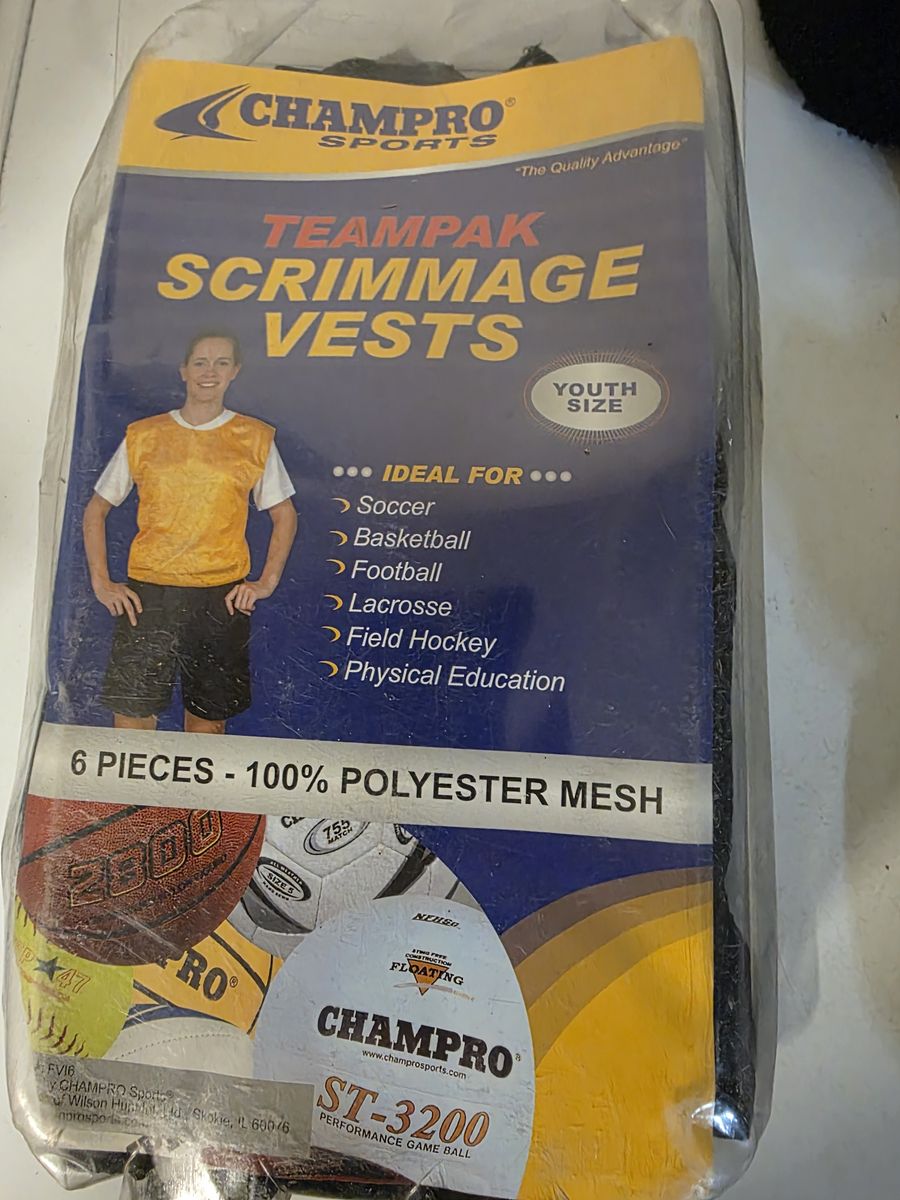 NEW Champro Youth Scrimmage Vests – 6 Pack