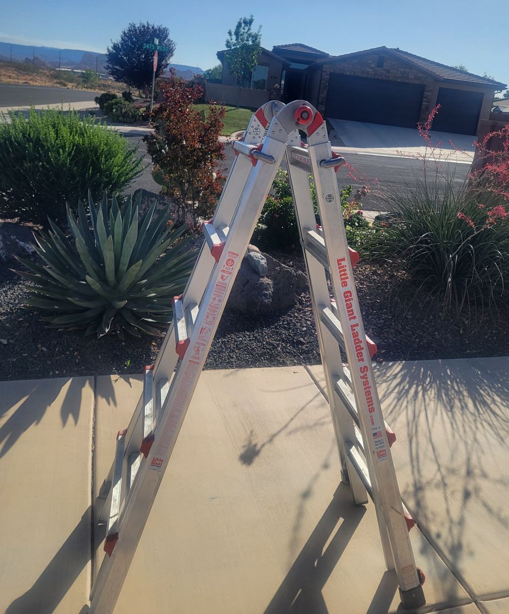Little Giant adjustable ladder system