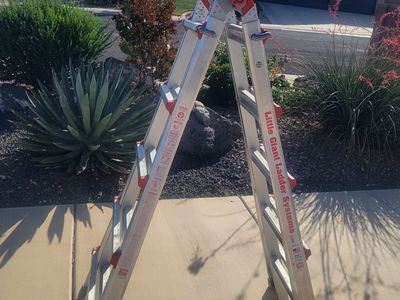 Little Giant adjustable ladder system