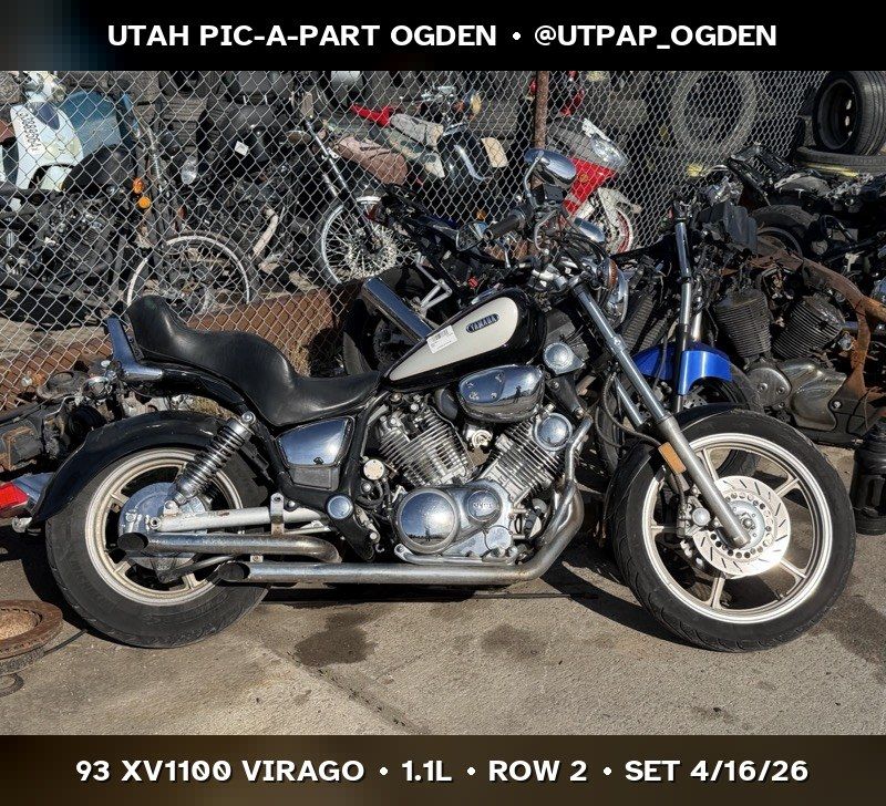 1993 Yamaha XV1100 Virago Parts - UTPAP Ogden