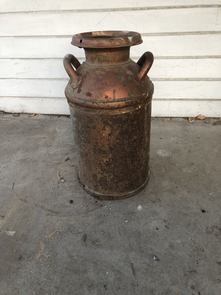 Vintage Antique Large Milk Cans