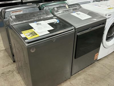 NEW WHIRLPOOL TOP LOAD WASHER & GAS DRYER