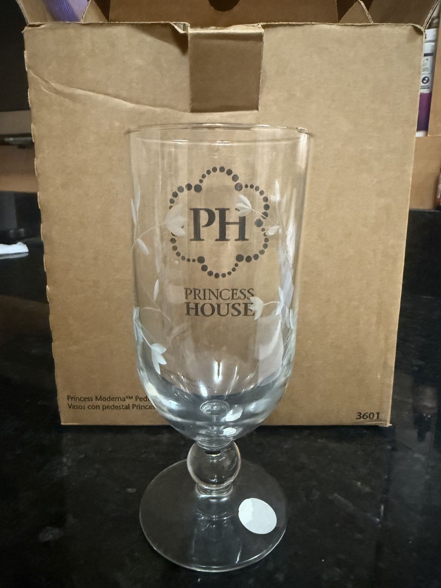 Princess House Pedestal Glasses
