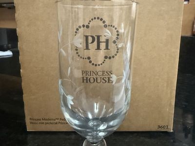 Princess House Pedestal Glasses