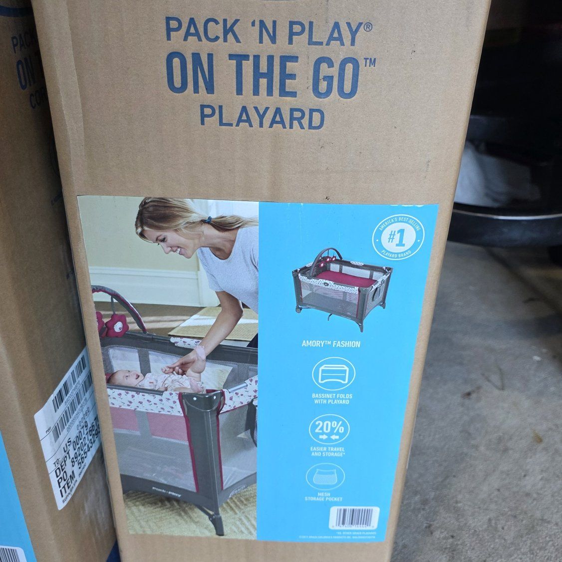 Graco play and pack Pink