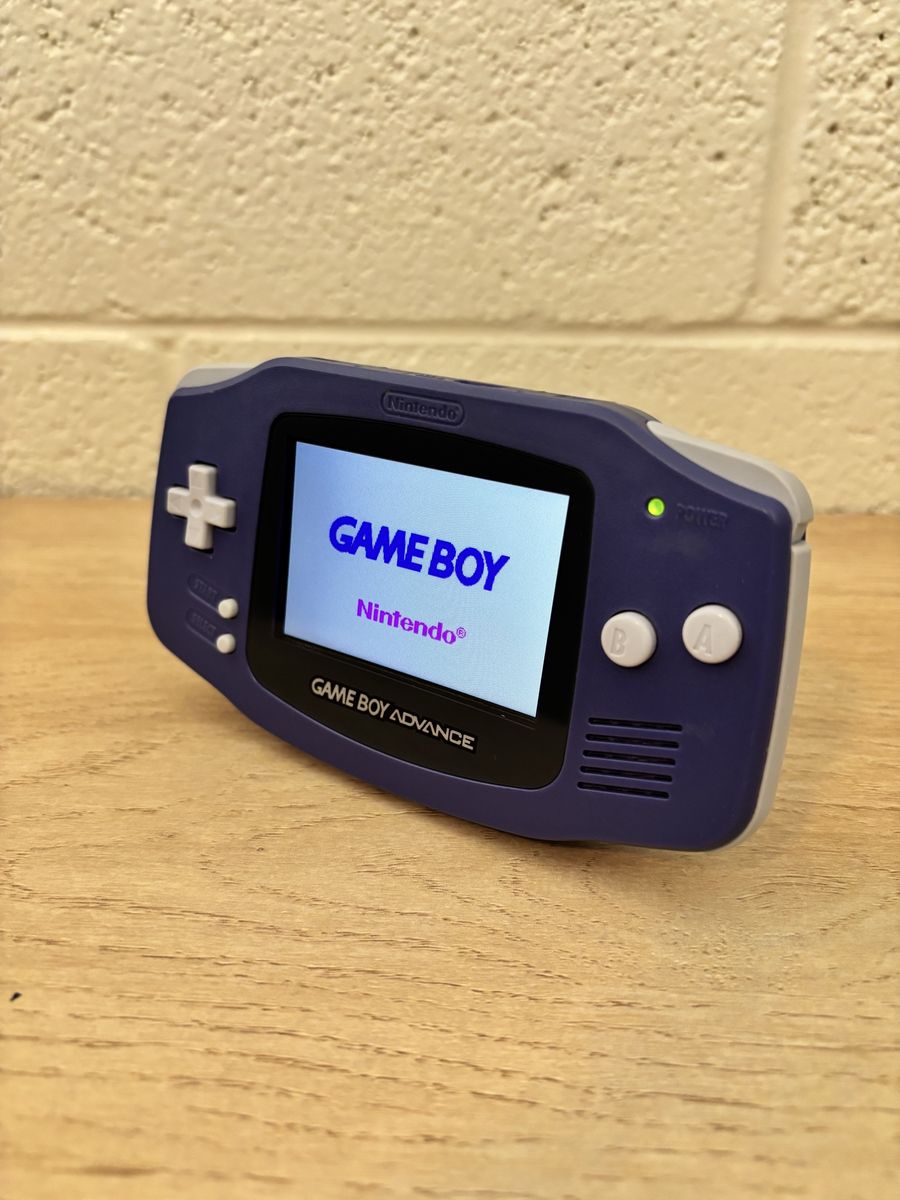 Nintendo Game Boy Advance - Indigo with IPS screen replacement, Tested & Working