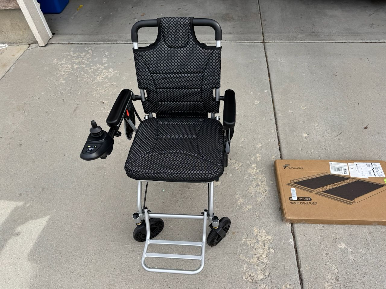 33 Lbs Lightweight Electric Wheelchair, Foldable, 330 Lbs Capacity