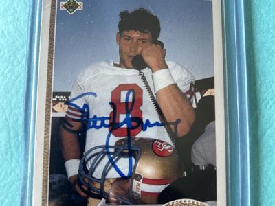 Steve Young Autograph San Francisco 49ers NFL Auto Football Card Hand Signed Super Bowl Champions