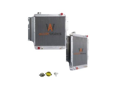 AlloyWorks 3 Row Aluminum Radiator For 1987-2006 Jeep Wrangler TJ/YJ 4.0L L4 L6