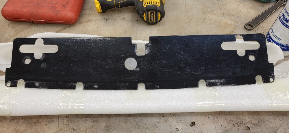 MKIV Toyota Supra decorative radiator plate.
