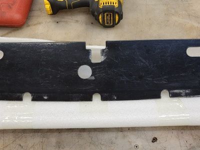 MKIV Toyota Supra decorative radiator plate.
