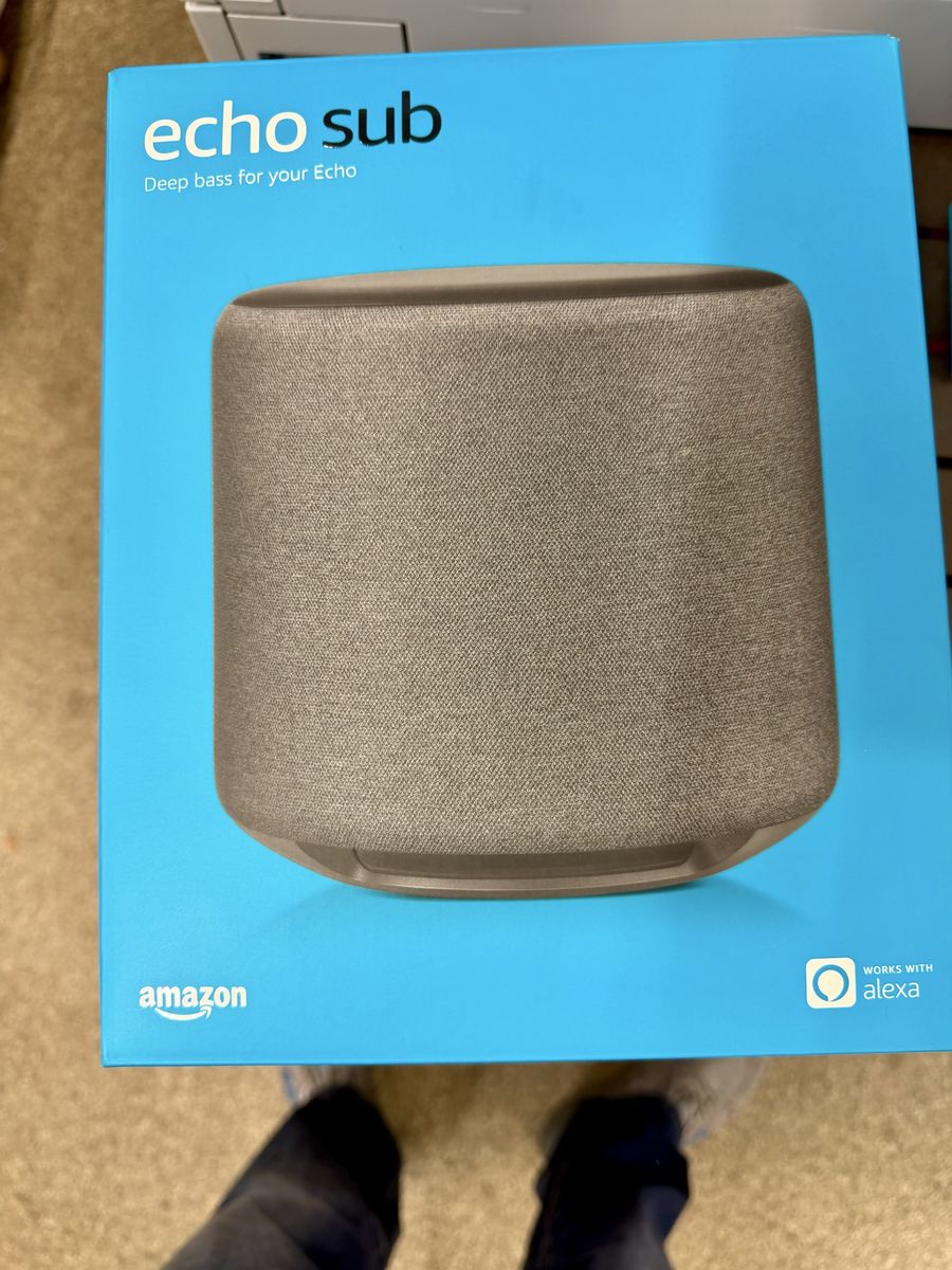 New Amazon Echo Sub Wireless Subwoofer with Deep Bass for Echo & Echo Plus - Works with Alexa