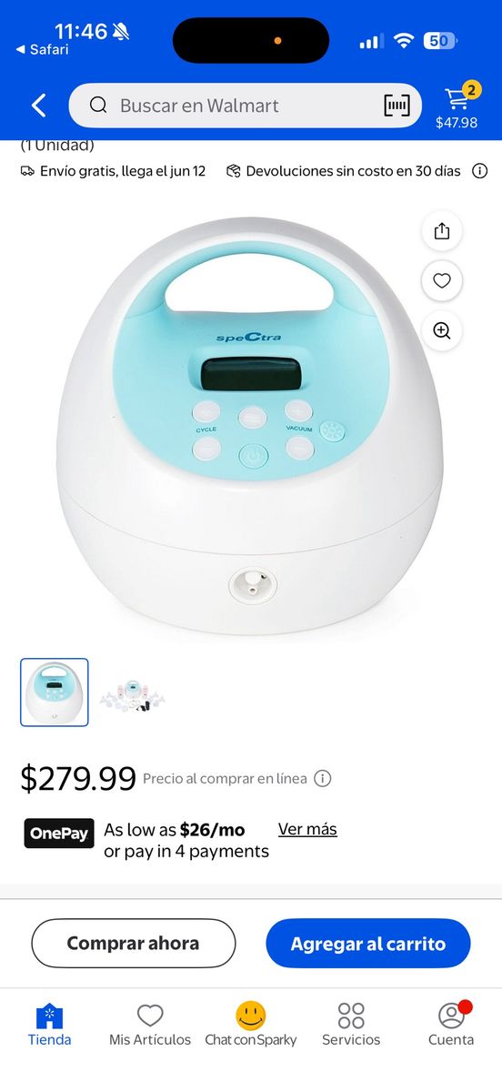 Breast pump spectra s1