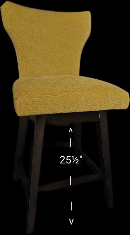 Two Counter Height Swivel Chairs
