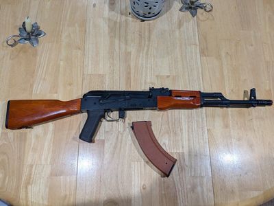 Cyma AK-47 Style Airsoft Rifle - Brown/Black - Includes Magazine