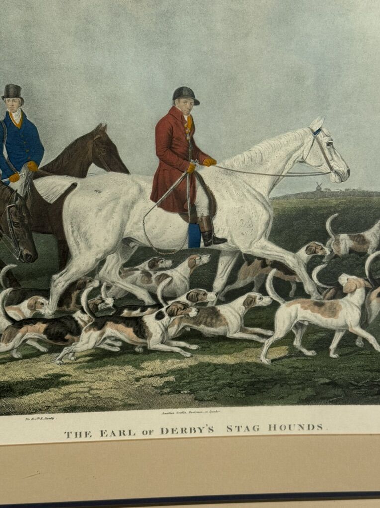 Vintage Colored Engraving