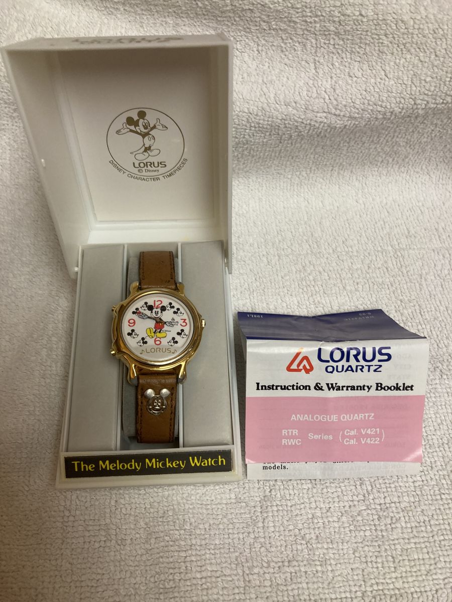 Melody Lorus Quartz Mickey Watch