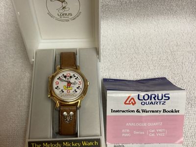 Melody Lorus Quartz Mickey Watch