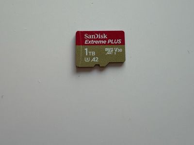 SanDisk Extreme PLUS 1TB microSDXC Memory Card (U3 A2 V30) - High-Speed Storage