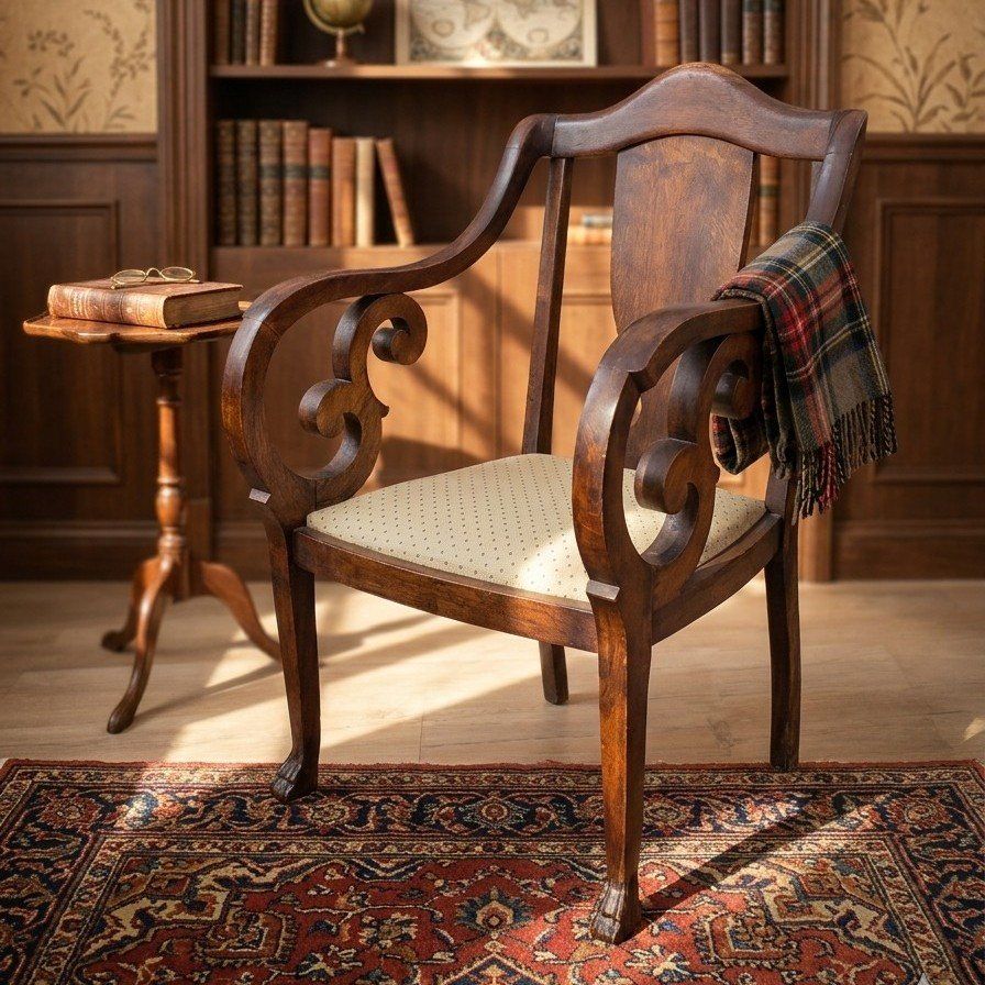 GORGEOUS Antique Arm Chair