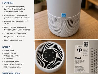 Levoit Core 300 True HEPA Air Purifier - White (LAP-C301S-WUS)
