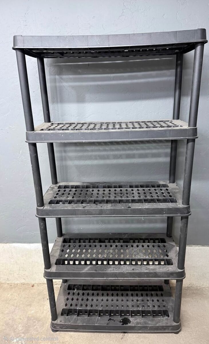 Heavy duty shelving unit.  2 available $50 each