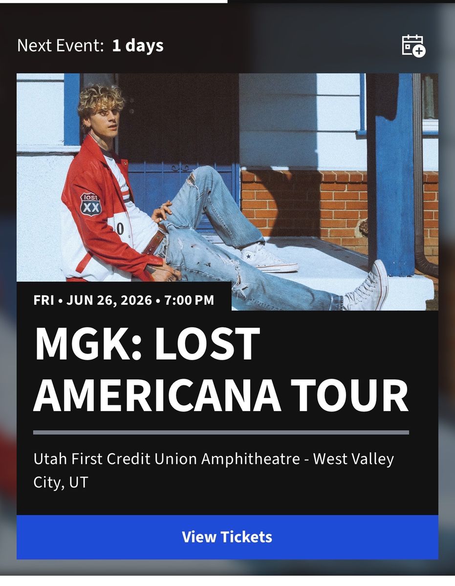 MGK - 2 Pit Tickets