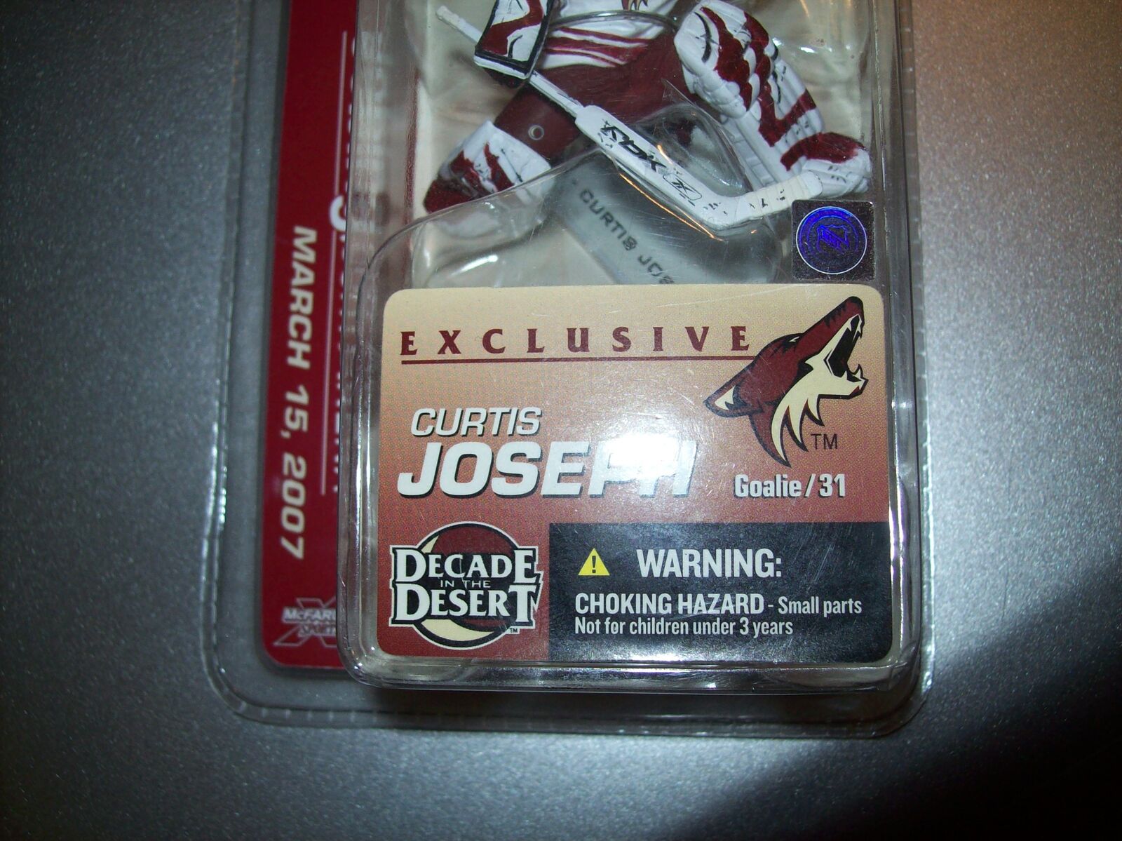 Curtis Joseph Goalie #31 Arizona Coyotes character  $24.95 plus shipping