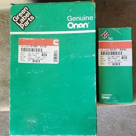 Onan 5500 oil and air filters