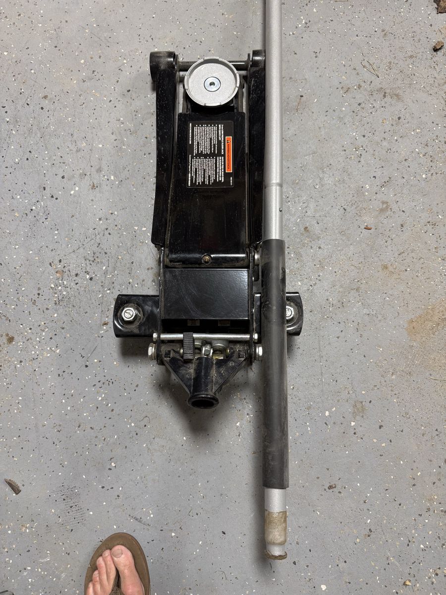 Husky 3-Ton Low Profile Floor Jack with Quick Lift