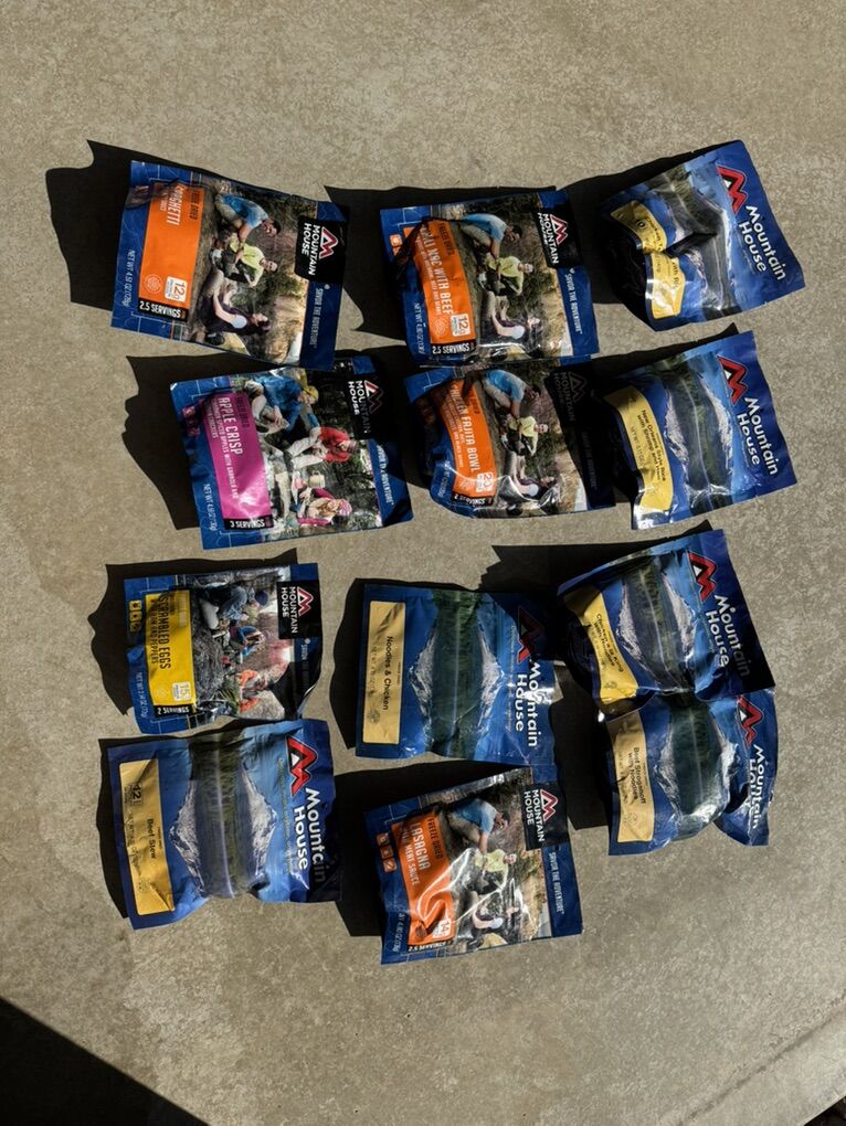 Mountain House Freeze Dried Meals (assorted)