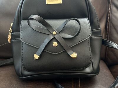 Black Mini Backpack