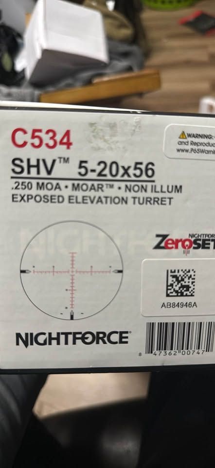 Nightforce SVH 5-20x56
