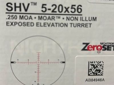 Nightforce SVH 5-20x56