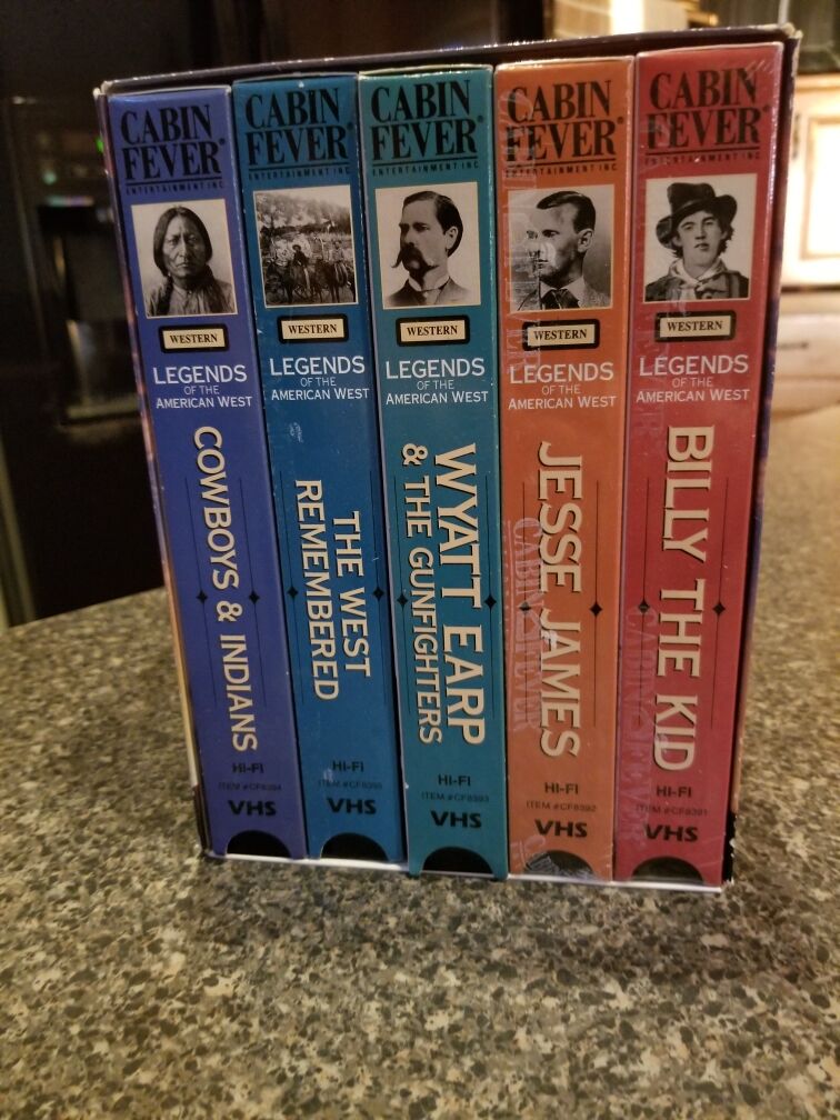 LEGENDS of the AMERICAN WEST - Collector’s 5 VHS set