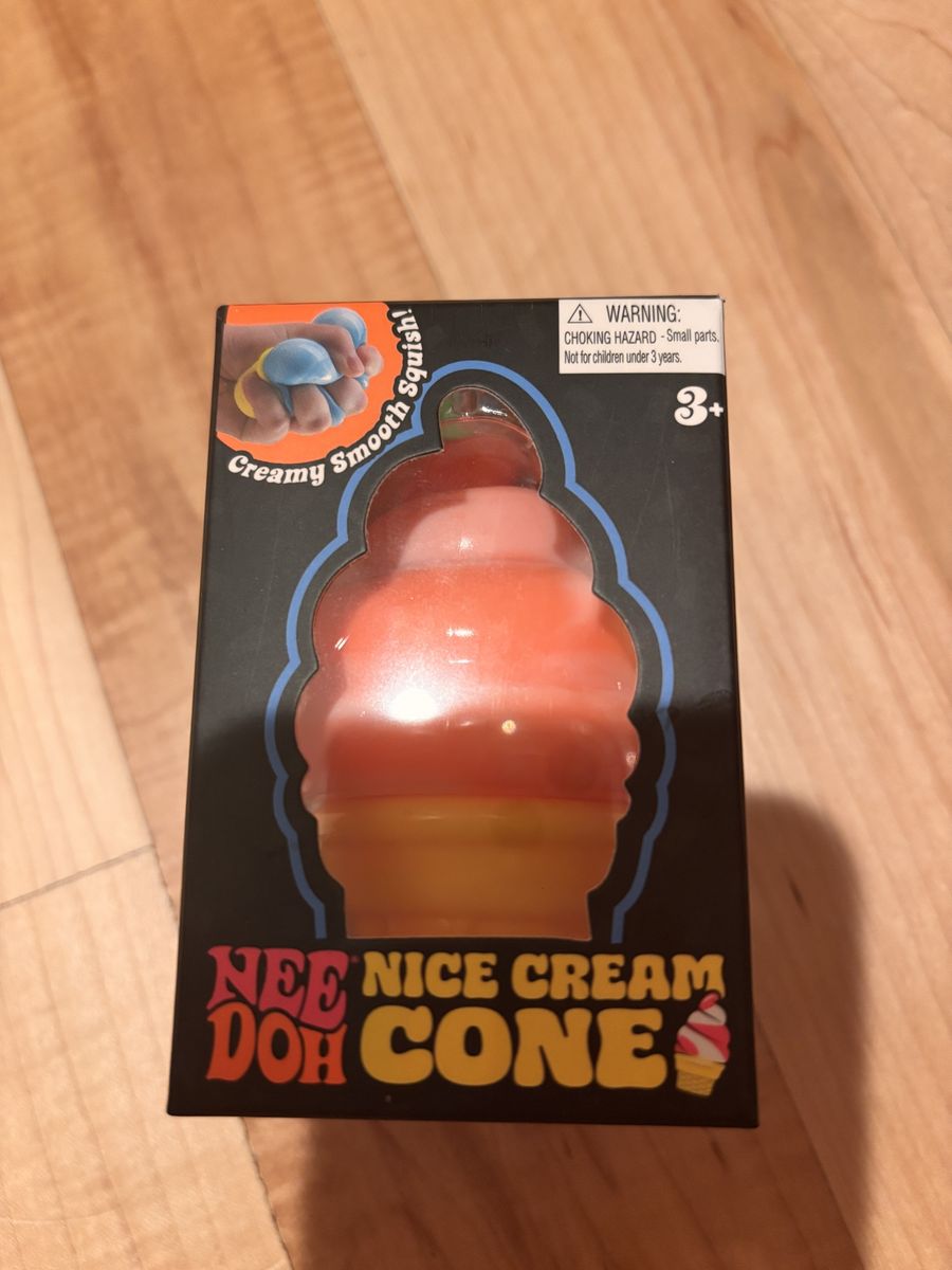 NeeDoh Nice Cream Cone Squishy Toy