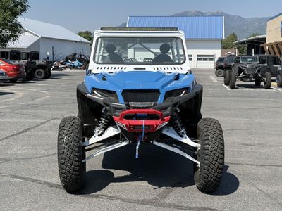 2026 USED Polaris General XP 1000 4 Ultimate - Blue/White with Upgraded Bumper and Light Bar